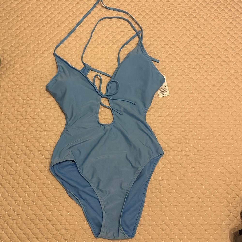 Shade & Shore Blue One Piece Swimsuit